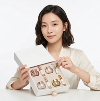 Boîte à tiroir en carton rigide de luxe avec logo personnalisé, ruban, emballage en papier, coffret cadeau, boîte de rangement, présentoir