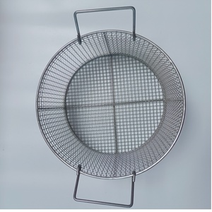 Cesta de desinfección perforada de acero inoxidable 304/316 personalizable, cesta de malla de limpieza ultrasónica, cesta de malla de alambre de Metal - Product Image 5