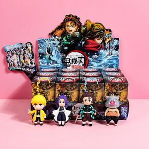 Nouvelle figurine de dessin animé en caoutchouc, porte-clés, modèle 10 cm, boîte mystère, jouet tendance, poupée à collectionner, boîte surprise personnalisable, Noël - Product Image 3