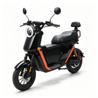 Scooter électrique tout-terrain pour adultes 60V 1500W, batterie au lithium amovible, vélo électrique à deux roues pour trajets domicile-travail