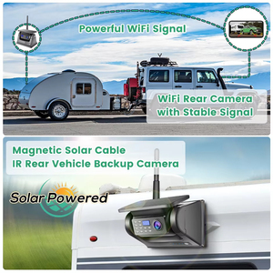 Greenyi Năng Lượng Mặt Trời Năng Lượng 5G <span class=keywords><strong>Wifi</strong></span> Từ Không Dây Sao Lưu Xe Tải Trailer Rvs Xếp Máy Ảnh 1080 IR Tầm Nhìn Ban Đêm Cho <span class=keywords><strong>iPhone</strong></span> <span class=keywords><strong>Android</strong></span> - Product Image 3