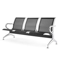 Chaise d'attente d'aéroport bon marché adaptée à l'hôpital chaise d'attente de rangée publique de gare routière de gare ferroviaire à grande vitesse