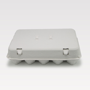 Barquette à œufs en pâte à papier colorée de haute qualité, biodégradable et recyclable, pour 4, 6, 8, 12 ou 15 œufs - Product Image 1