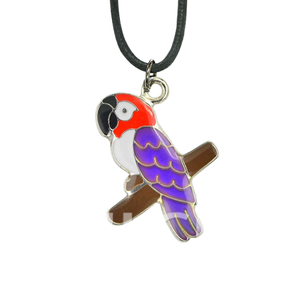 Collar de Aleación de Zinc con Cambio de Color, Diseño de Loro, Joyería de Moda, Regalo para Niños - Product Image 1