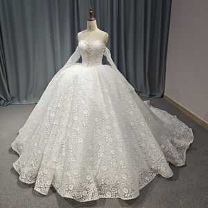 Jancember 1253 Vintage Dentelle Broderie Blanc Quinceanera Robes De Soirée Avec Manches - Product Image 2