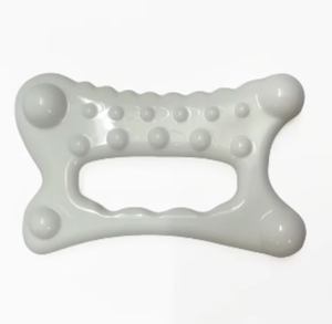 White Color Resin Full Body Gua Sha Board for Face Back and Legs Lymphatic Drainage Massager - Product Image 1