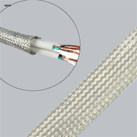 Cinta de Cobre Trenzada Plana, Precio al por Mayor, Flexible, Diámetro 0.15mm, Rojo, Cobre Desnudo Sólido, 6 AWG, Cable Trenzado