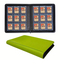 Carpeta de cargador superior de 9 bolsillos personalizable MIO Páginas de carga de 24 lados Capacidad superior de 288 + para tarjetas comerciales Tarjetas de visita PU duraderas