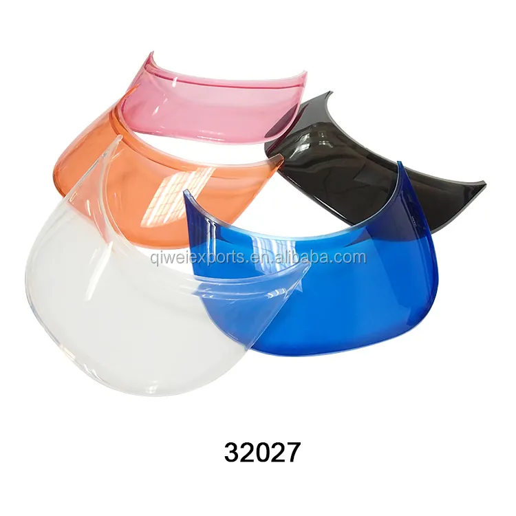 Plástico colorido Impermeable Tapa transparente Visera Inserto de plástico 32027