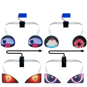 Oeil clignotant œil led affichage 32*24 points couleur led écran lumineux APP contrô<span class=keywords><strong>le</strong></span> animé voiture tournant lumières LED - Product Image 3