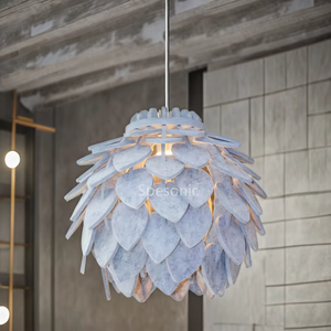 Nicro nuovo Design stile nordico fonoassorbente PET <span class=keywords><strong>paralume</strong></span> acustico in feltro decorazione interna <span class=keywords><strong>lampadario</strong></span> per uso domestico per le scuole degli ospedali - Product Image 4