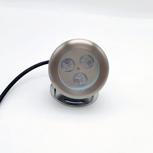Projecteur LED submersible pour fontaine, certifié IP68 CE, étanche, éclairage paysager sous-marin, lumière de piscine RGB à intensité variable, en acier inoxydable pour fontaine de jardin - Product Image 2