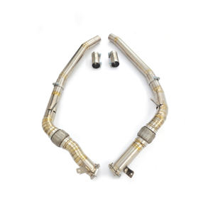 Tuyau avant à écoulement libre en titane de haute qualité CSZ pour <span class=keywords><strong>Audi</strong></span> <span class=keywords><strong>RSQ8</strong></span> 4.0TT tuyaux d'échappement secondaires droits - Product Image 1