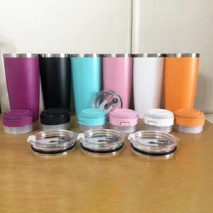 2024 New 20oz Music Hot And Cold Stainless Steel Drink Water Bottle Speaker Tumbler Cup With LED Bluetooth Speaker Tumblers Lid