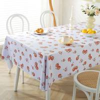 Nappe en PVC imperméable à l'huile motif géométrique moderne forme carrée personnalisable à la main maison salle à manger/tapis de Table basse