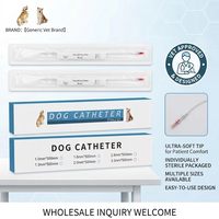 Cathéter vétérinaire jetable pour chien, tube d'insémination artificielle souple et lisse pour animaux