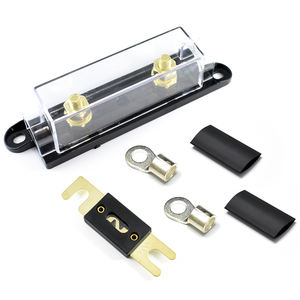 Автомобильный автомобильный держатель предохранителей на болтах M8 ANL держатель предохранителя с черным основанием и прозрачной крышкой для автомобиля корабль - Product Image 2