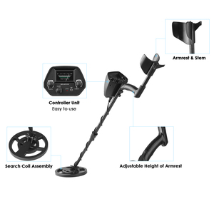 Detector de Metales Industrial subterráneo para niños principiantes, buscador de tesoros, buscador de oro, instrumento de detección de Metal con pala - Product Image 4