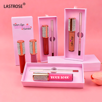 2 en 1 Ensemble de lèvres imperméables longue durée Liner rétractable Brillant à lèvres mat Rouge à lèvres liquide Private Label Lip Gloss Kit