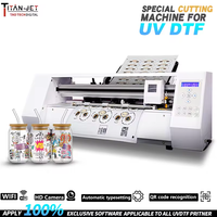 Máquina de corte UV DTF con conexión Wi-Fi multi-a-multi, nueva condición, cortadora de papel para etiquetas y pegatinas de múltiples hojas