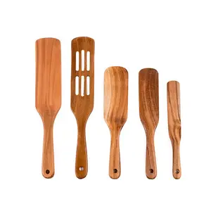 kitchen utensils manufacturers custom all types acacia wooden kitchen tools accessories cooking cookware spatula utensils set