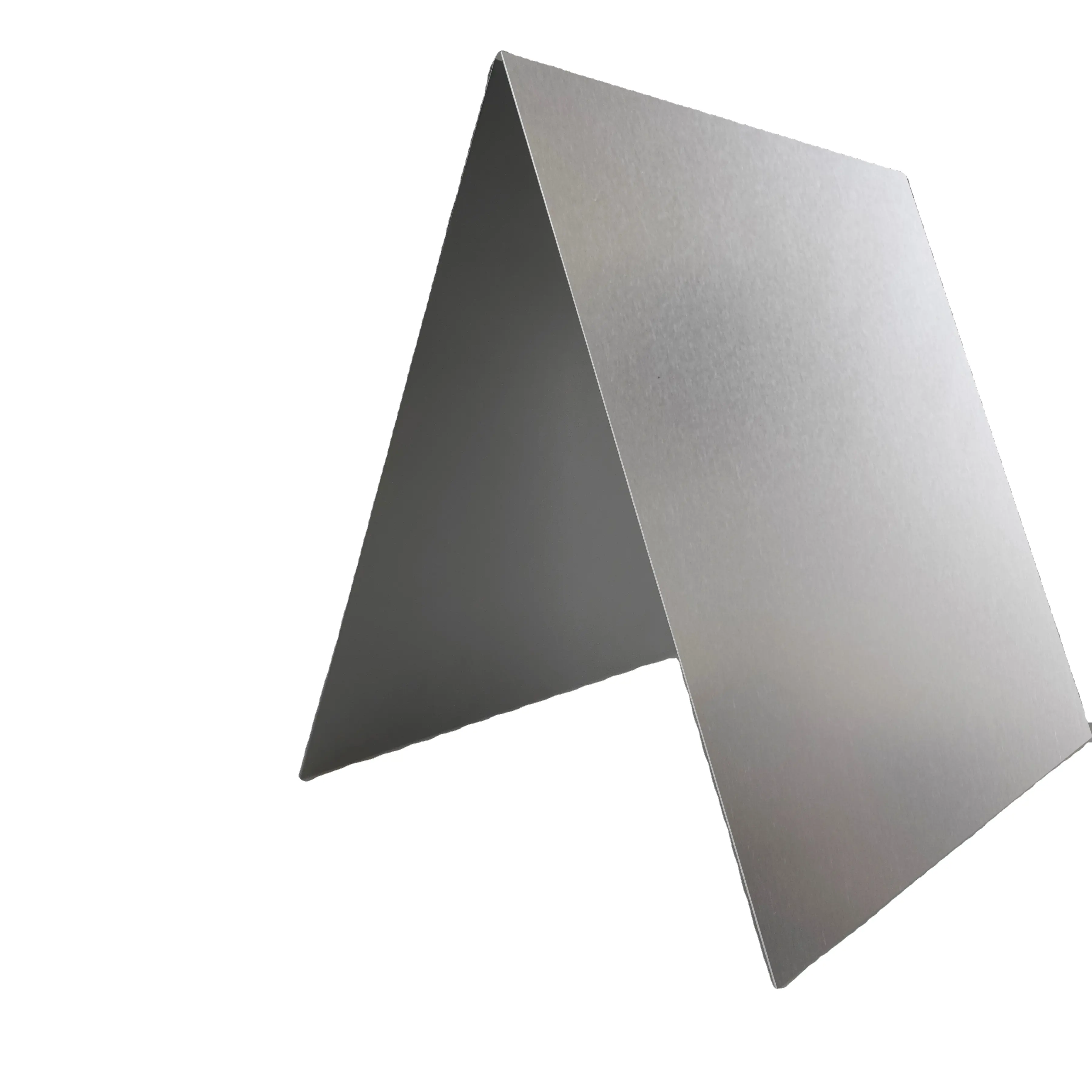 シルバー陽極酸化アルミニウムプレートカスタマイズ処理ステンレス鋼アルミニウム合金パネル0.51mmゼロカッティング
