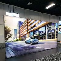 Support d'affichage pour bannière lumineuse en alliage d'aluminium Guangdong, présentoir de poster en tissu tendu, enseigne lumineuse intérieure