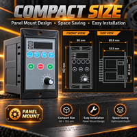 Contrôleur de moteur CC sans balais AC220V, pilote BLDC haute tension, capteur Hall, RS485 CAN, affichage numérique, IP54, contrôle 100-200W