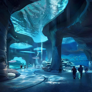 Huashuaite แผ่นอะคริลิกหล่อหนา200มม. สำหรับพิพิธภัณฑ์สัตว์น้ำและพิพิธภัณฑ์สัตว์น้ำ - Product Image 2