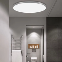 Plafonnier LED Moderne IP54 Tri-proof en Plastique 3CCT Étanche à Montage en Saillie pour Balcon/Cuisine/Corridor, Anti-poussière pour Salle de Bain