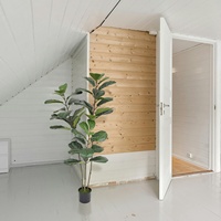 Arbre artificiel Bossion Beauty Fiddle Plant de 5 pieds pour la décoration de restaurants, hôtels, cafés, vente en gros