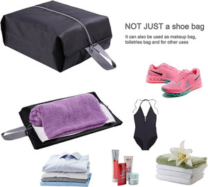 Venta al por mayor conjunto de 4 a prueba de polvo poliéster impermeable cremallera zapato bolsa de viaje bolsa para la vida diaria - Product Image 3