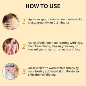 Gommage corporel de haute qualité DIY hydratant et blanchissant, vente en gros, crème gommante blanchissante pour le visage et le corps - Product Image 5