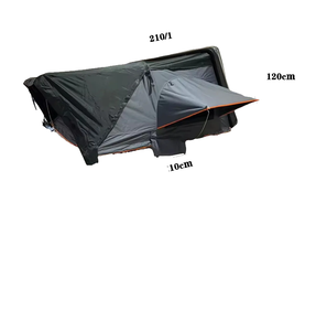 Tente <span class=keywords><strong>de</strong></span> toit résistante aux UV, imperméable, pour 2-3 personnes, en aluminium, coque rigide, quatre saisons, double couche <span class=keywords><strong>de</strong></span> toile, pour toit <span class=keywords><strong>de</strong></span> voiture 4x4 - Product Image 1