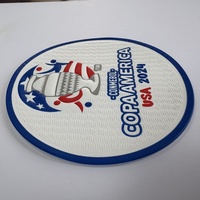 Écussons de marque de football personnalisés, étiquettes en caoutchouc TPU 3D en relief, patchs en silicone souple pour vêtements, patchs en silicone pour vêtements