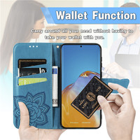 Étui de téléphone portefeuille en cuir de luxe pour Huawei P Smart 2021 Nova 11 Ultra 10 9 Pro 8 Ultra 7 SE gaufrage couverture de téléphone portable à rabat