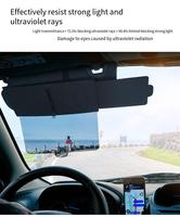Pare-soleil de voiture Muchkey anti-éblouissement réglable, extension de pare-soleil universel, bloqueur de soleil pour fenêtre de voiture, pare-soleil polarisé