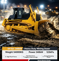 Bulldozer SHANBO SD46 de 54 Toneladas y 460HP, Máquina de Alta Producción con Gran Estabilidad, Ampliamente Utilizada en Nivelación de Terrenos en Canteras