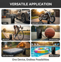 Compresseur d'air portable compact à écran tactile pour gonflage de pneus, fournisseur OEM