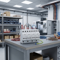 Dispositif de protection contre les surtensions AC JLSP-400/100/4P T2 100kA SPD Protecteur de surtension AC triphasé 100kA 400V SPD