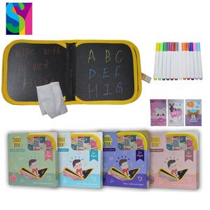 Лидер продаж, детская книга для рисования SY aksi, портативная стираемая беспорядочная меловая доска для рисования без пыли, книга для рисования - Product Image 2