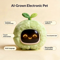 Jouet intelligent pour enfants, compagnon émotionnel, animal électronique parlant, pendentif en peluche, cadeau, rembourrage en coton PP