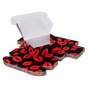 Роскошные красные гофрированные подарочные коробки на заказ, Свадебная подарочная коробка для гостей