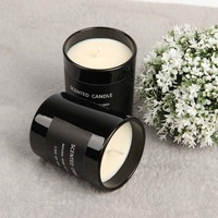 Grandes bougies naturelles anti-goutte pour hommes, bougie d'aromathérapie parfumée à la maison