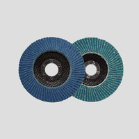 Disque à lamelles en zircone corindon haute dureté pour le traitement des métaux, 115 mm (4,5 pouces)