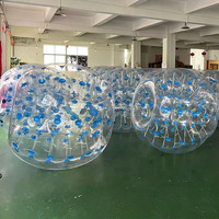 Balle à bulles gonflable pour la marche sur l'eau, Zorbing, Balle à bulles roulante, Balle de protection abdominale, Football à bulles, Fabrication sur mesure