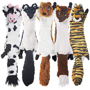 Juguetes chirriantes para perros, juguete de peluche personalizado con sonido de nudo de cuerda y forma de concha, resistente a mordeduras para cachorros, perros grandes y gatos, juguete de entrenamiento, Ganso Salvaje - Product Image 4