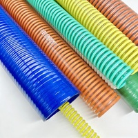 Tuyau d'aspiration hélicoïdal flexible en PVC, tuyau d'aspiration et de refoulement renforcé en PVC pour l'eau et l'huile