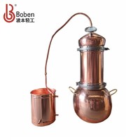 Boben BOB-GF – Équipement de distillation électrique automatique en cuivre rouge de haute qualité 20L pour huiles essentielles, avec récipient sous pression pour expériences