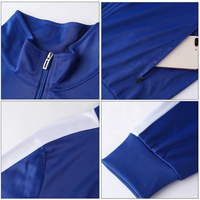 Logo personnalisé Football hiver veste survêtements Football Football hiver entraînement veste Jogging costume vêtements de sport pour hommes